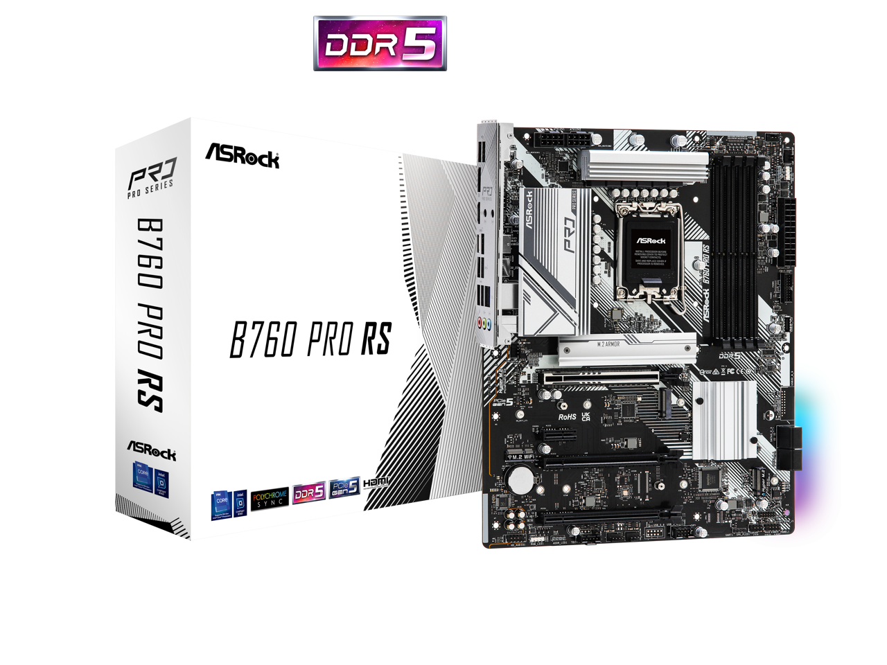 ASRock B760 PRO RS / ATX LGA1700 DDR5 7200
