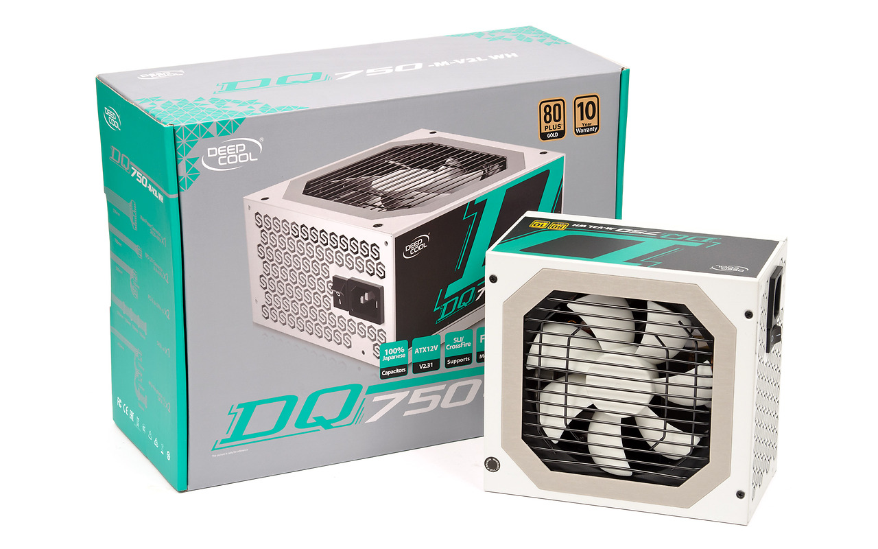 Deepcool DQ750-M-V2L / ATX 750W 80+ Gold White