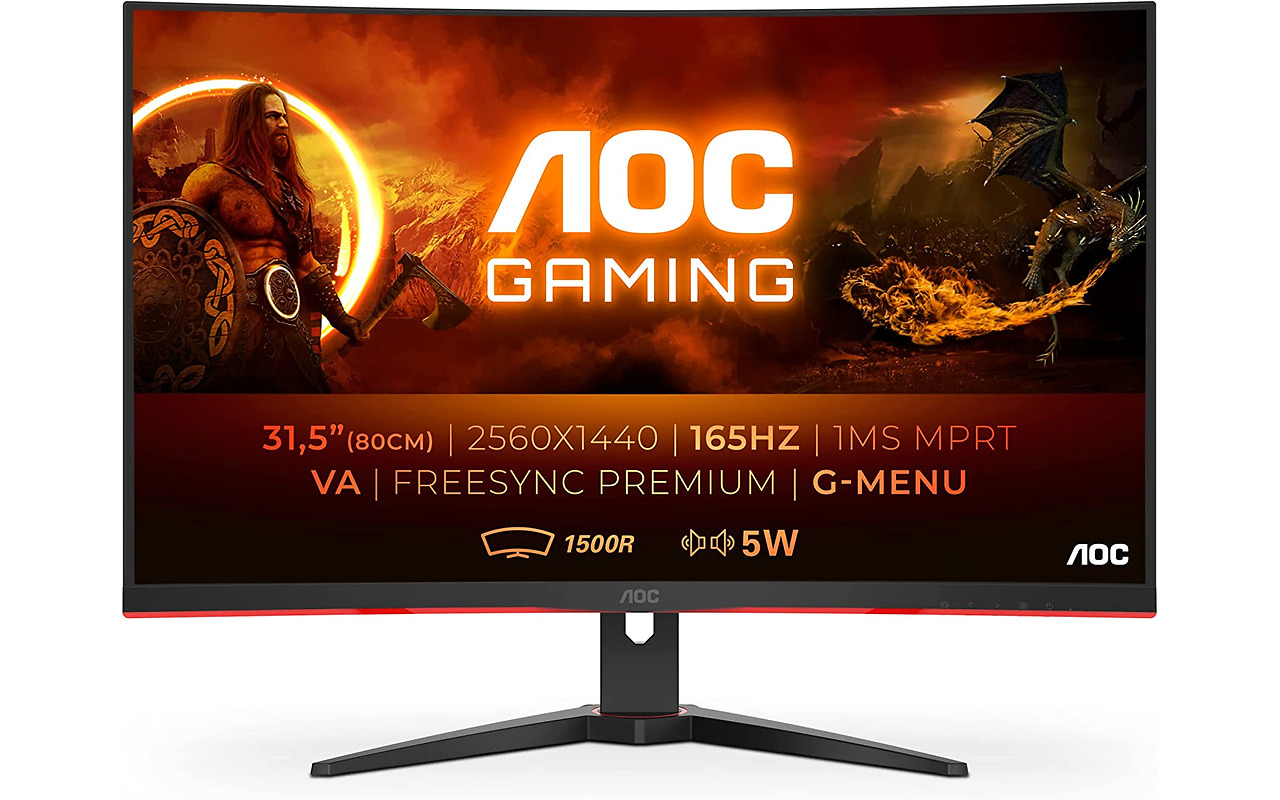 AOC CQ32G2SE / 31.5 VA Curved QHD 165Hz