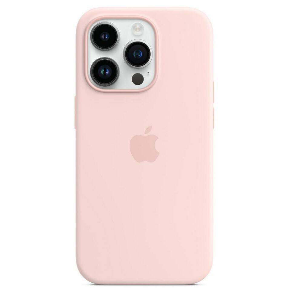 Apple Original iPhone 14 Silicone Case with MagSafe Pink