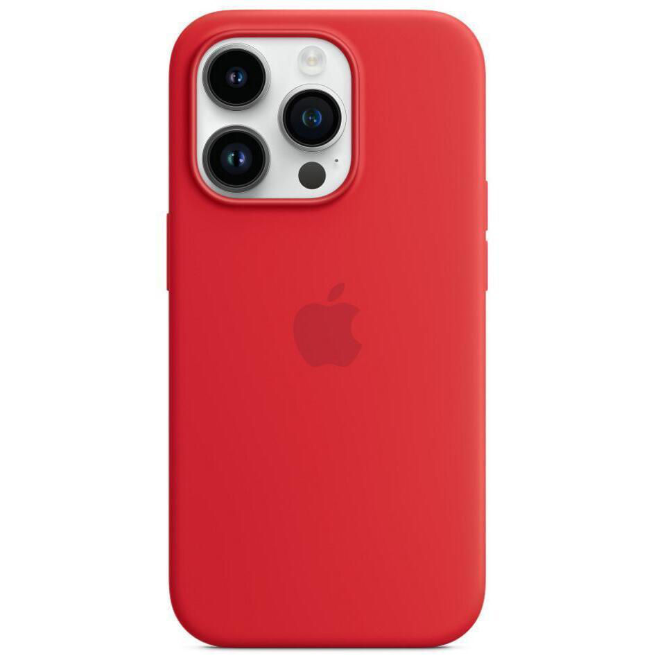 Apple Original iPhone 14 Silicone Case with MagSafe Red