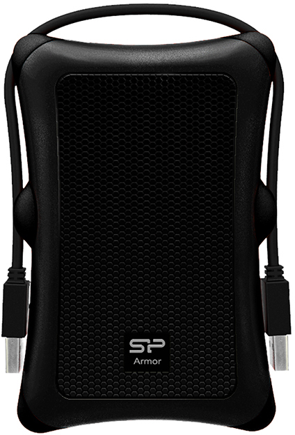 SiliconPower Armor A30 / 2.0TB 2.5 External HDD / SP020TBPHDA30S3 Black