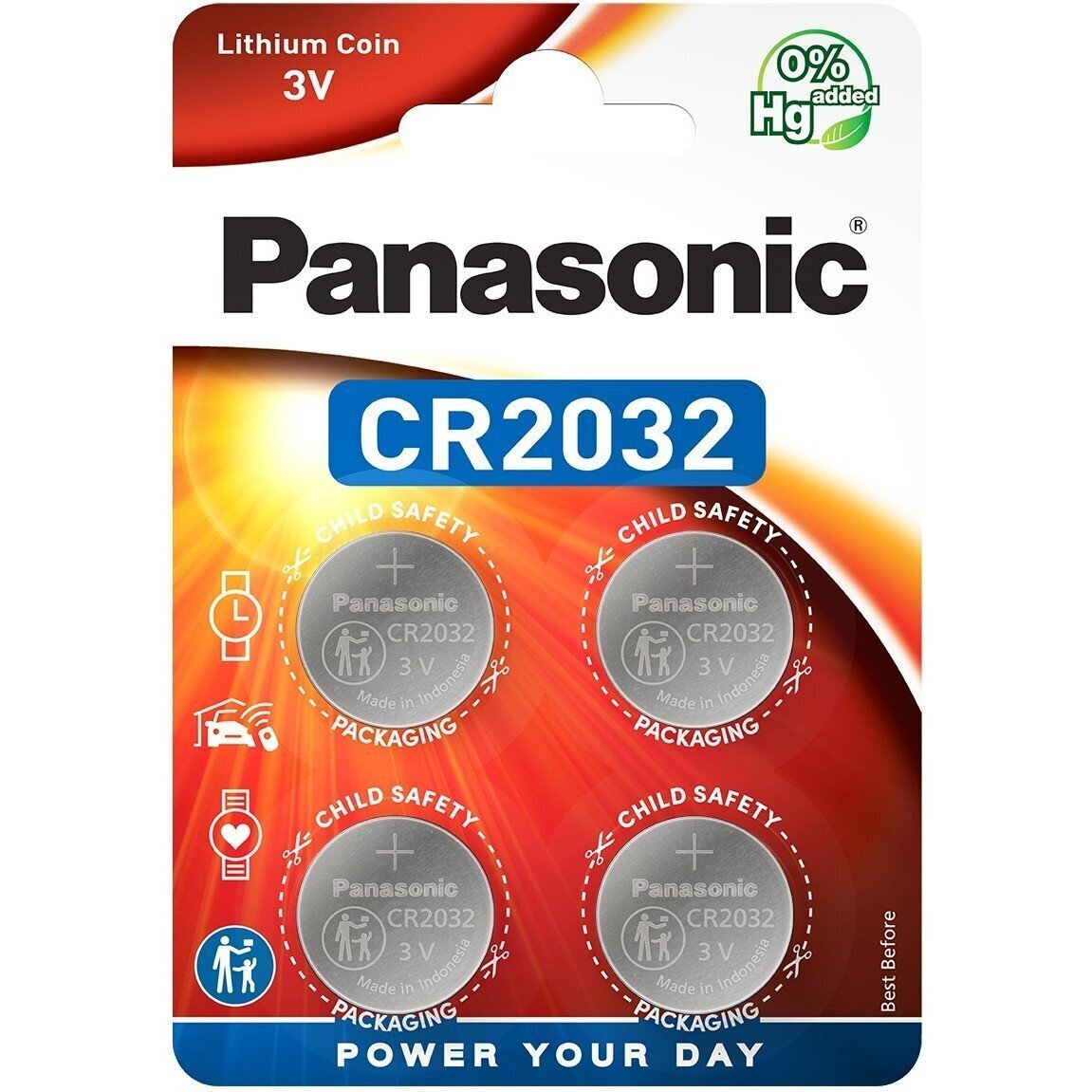 Panasonic CR-2032EL/4B / CR2032 x4
