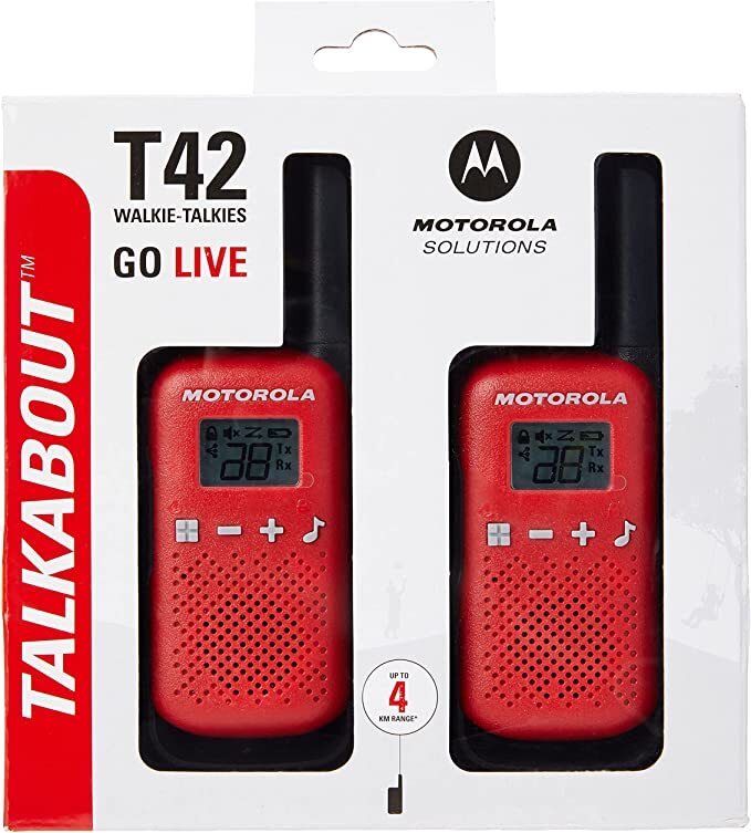 Motorola Walkie-Talkie TalkAbout T42 Twin Red