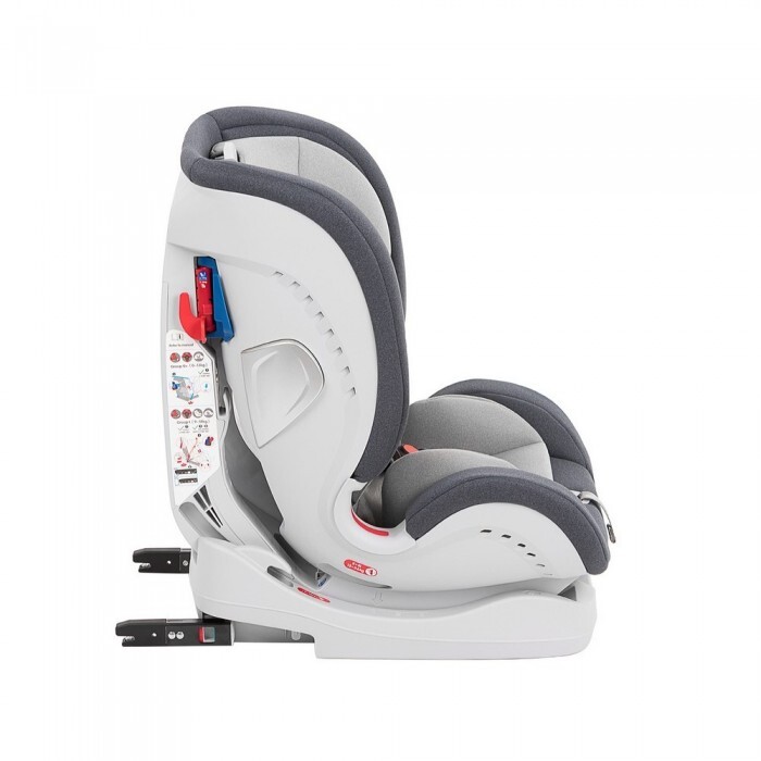 Kikka Boo 0-1-2-3  4in1 ISOFIX Grey