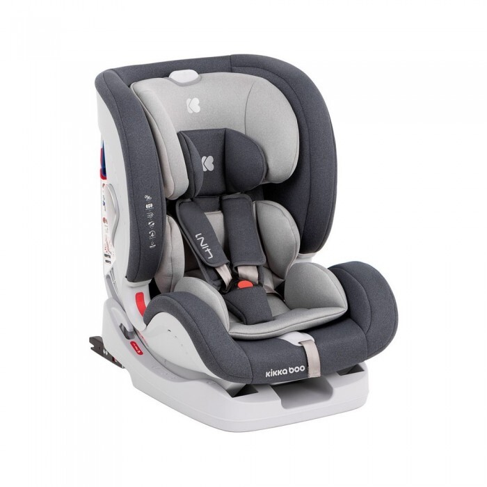 Kikka Boo 0-1-2-3  4in1 ISOFIX Grey