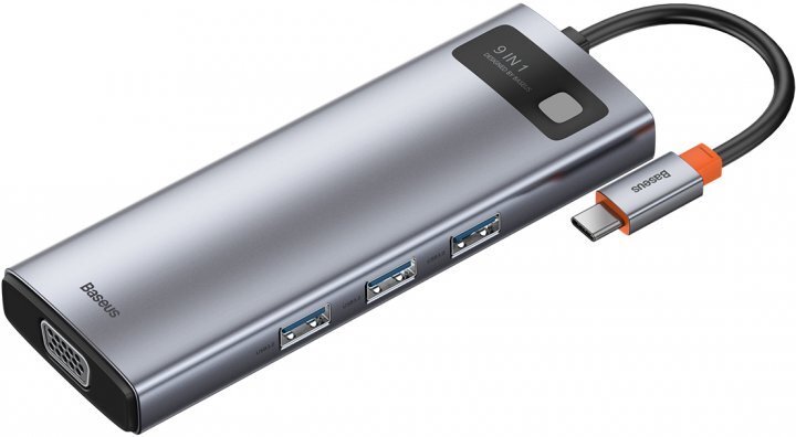 Baseus Metal Gleam 9 in 1 / CAHUB-CU0G