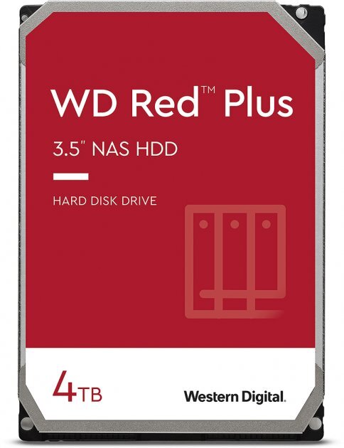 Western Digital Red Plus WD40EFPX / 4.0TB 3.5 SATA