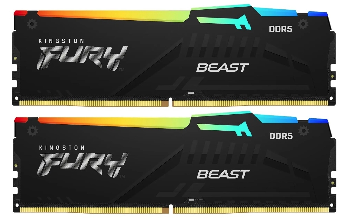 Kingston FURY Beast RGB KF552C40BBAK2-64 / 2x 32GB DDR5 5200
