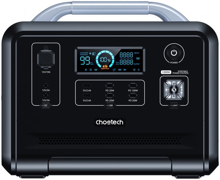 CHOETECH 1200Wh Bidirectional charging Power Station