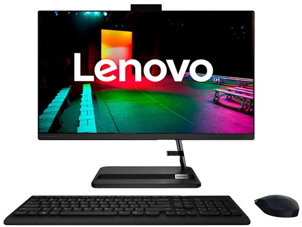 Lenovo IdeaCentre 3 24ALC6 / 23.8 FullHD IPS / Ryzen 3 7330U / 8GB DDR4 / 256GB NVMe / No OS Black