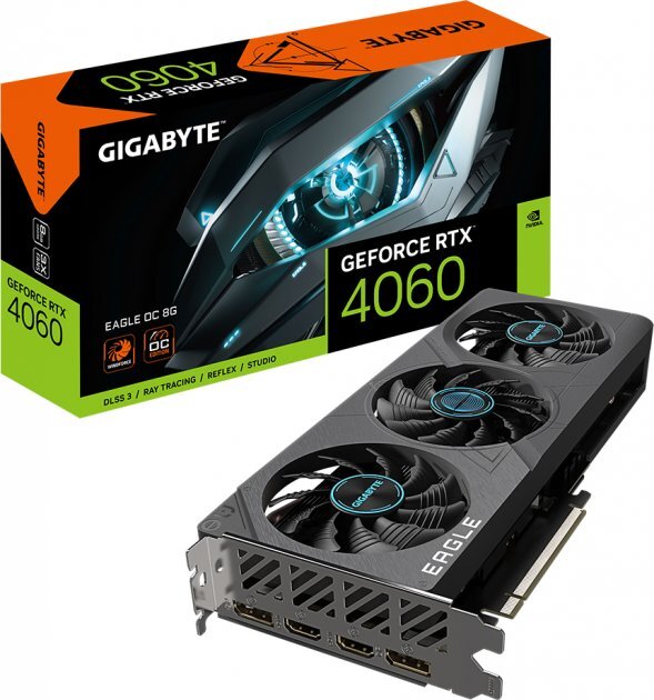 Gigabyte GeForce RTX 4060 8GB GDDR6X Eagle OC 128Bit / GV-N4060EAGLE OC-8GD