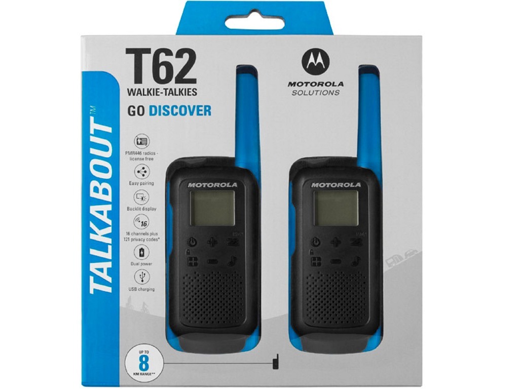 Motorola Walkie-Talkie TalkAbout T62 Twin Blue