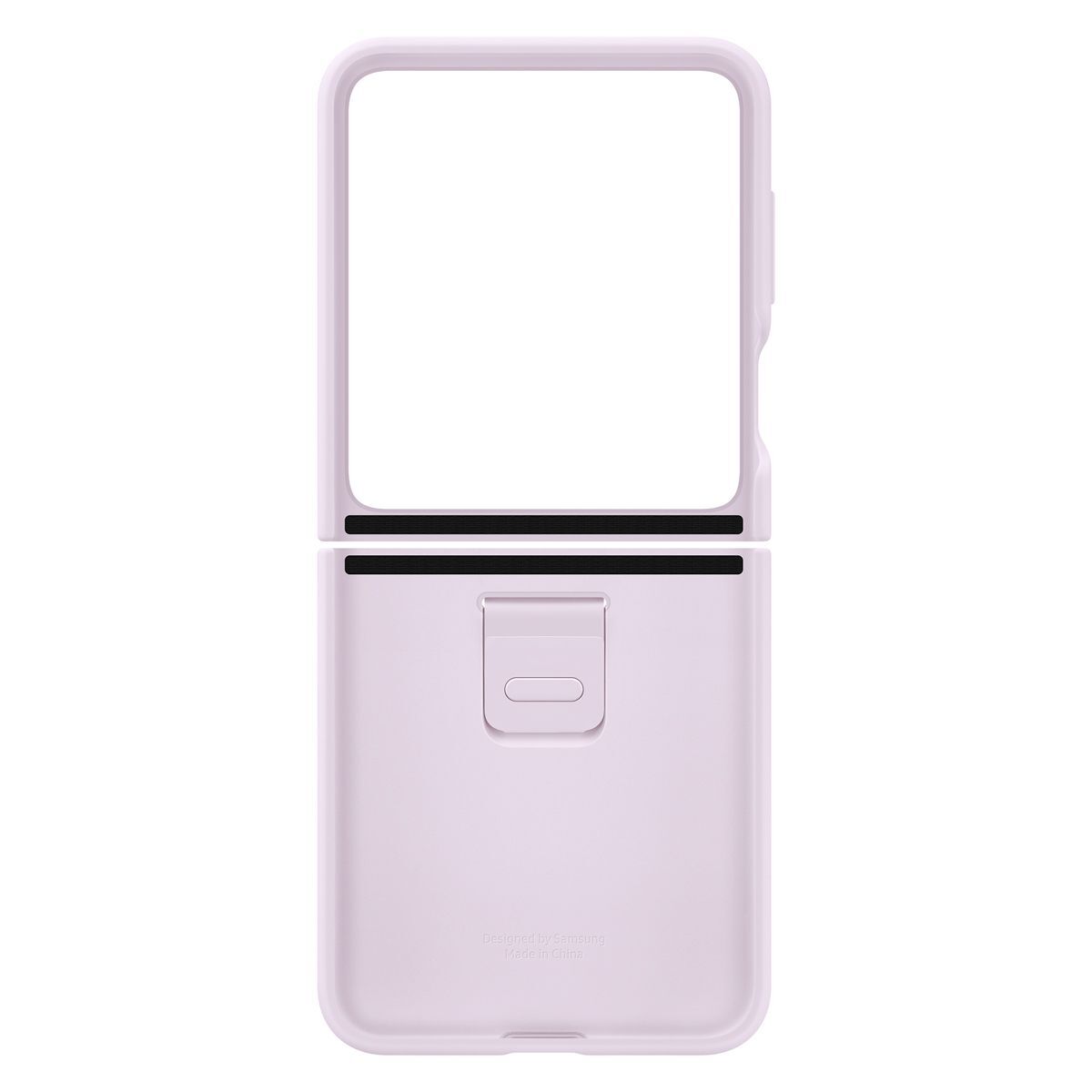 Samsung Original Silicone Case with Ring Flip 5 Purple