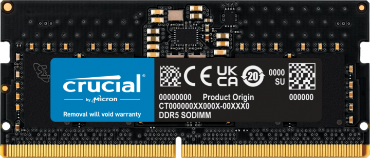 Crucial CT32G48C40S5 / 32GB DDR5 4800 SODIMM