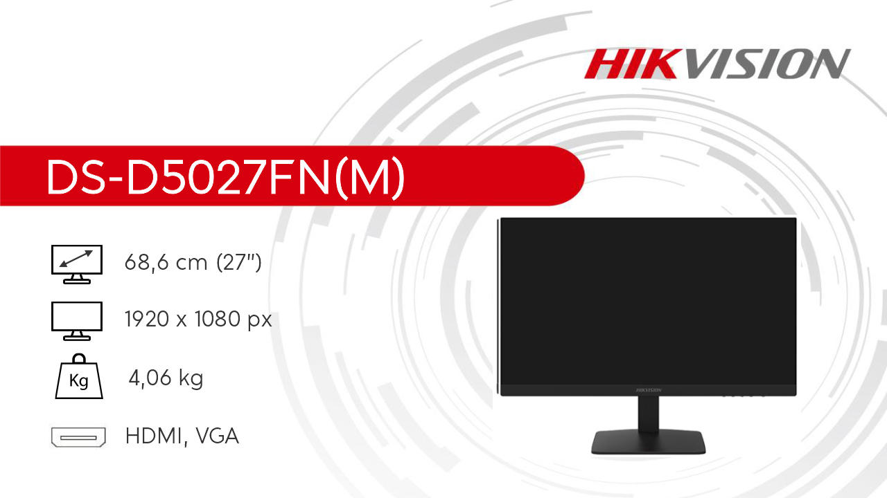 HIKVISION DS-D5027FN / 27 FullHD