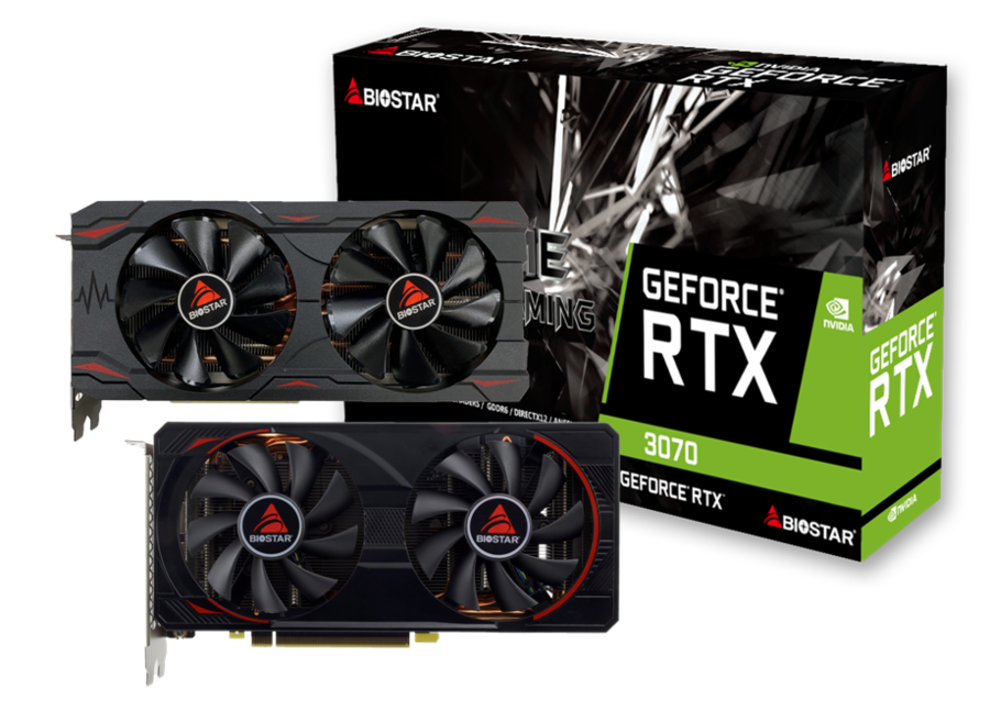 BIOSTAR GeForce RTX 3070 8GB GDDR6 256bit / VN3716RM82