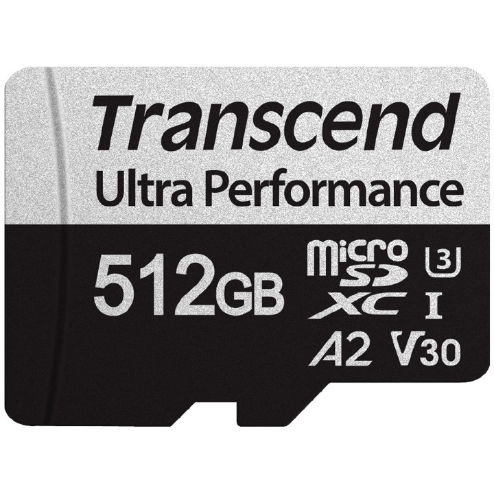 Transcend TS512GUSD340S / 512GB MicroSD + SD adapter