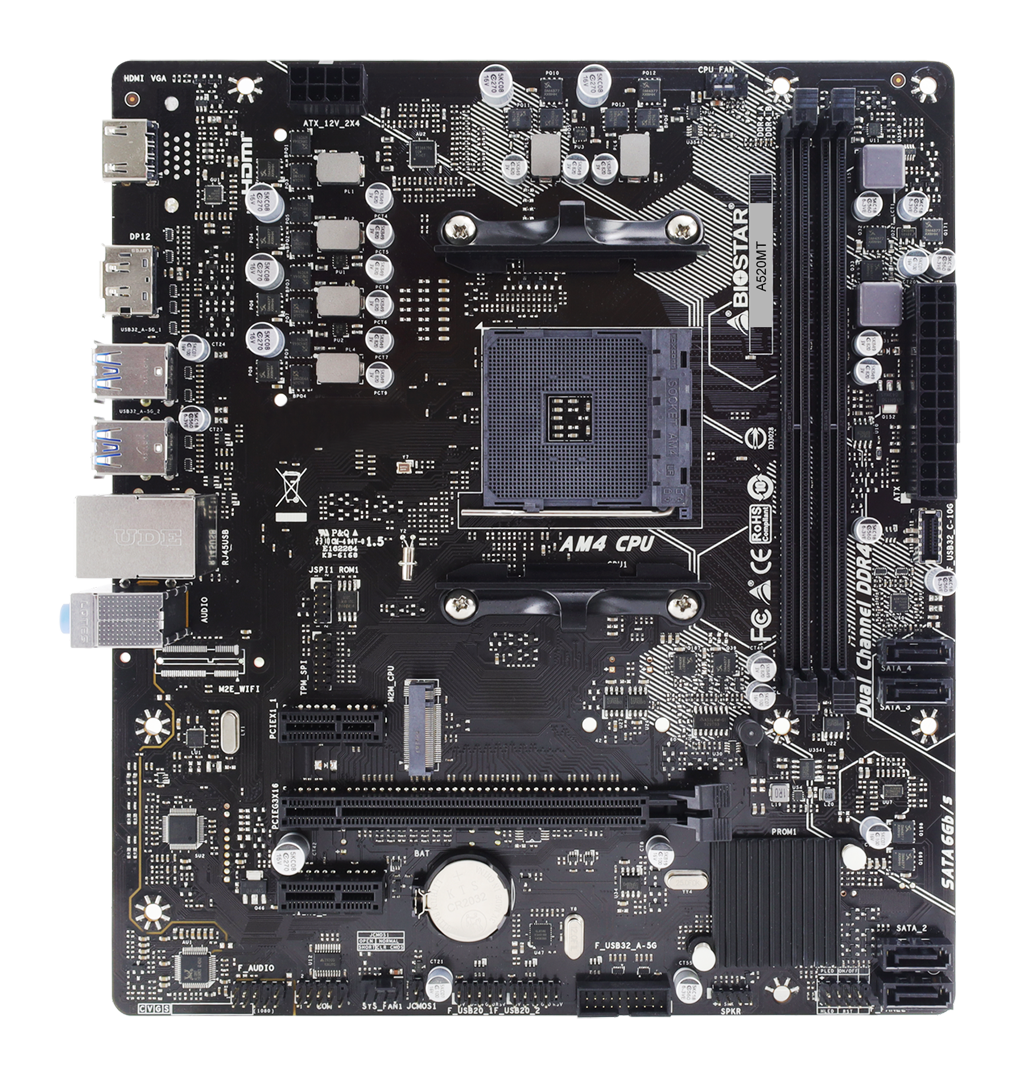 Biostar A520MT / mATX AM4 DDR4 4933