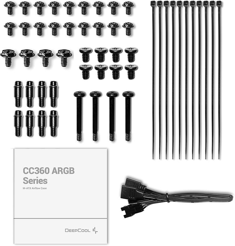 Deepcool CC360 ARGB mATX Black