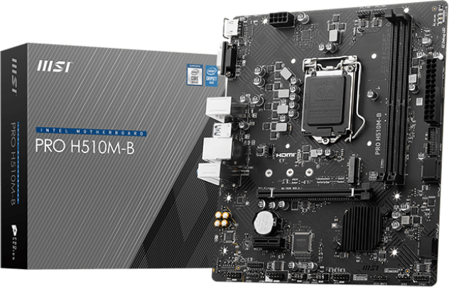 MSI PRO H510M-B / mATX LGA1200 DDR4 2933