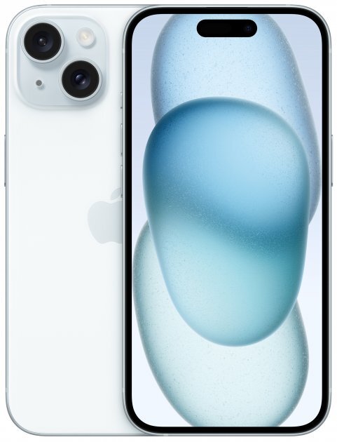 Apple iPhone 15 / 6.1 Super Retina XDR OLED / A16 Bionic / 6GB / 256GB / 3349mAh Blue