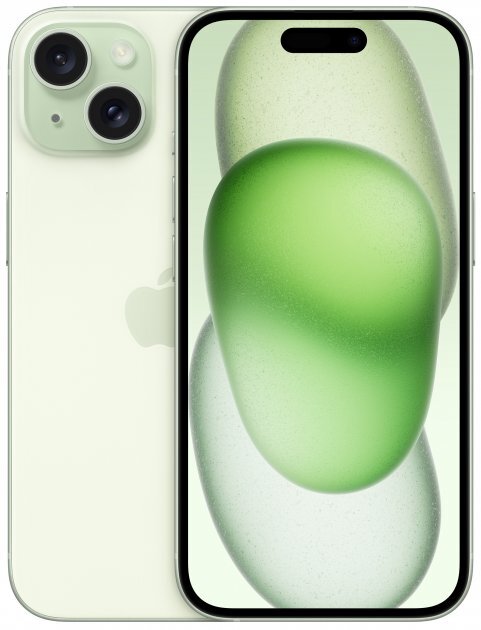 Apple iPhone 15 / 6.1 Super Retina XDR OLED / A16 Bionic / 6GB / 256GB / 3349mAh Green