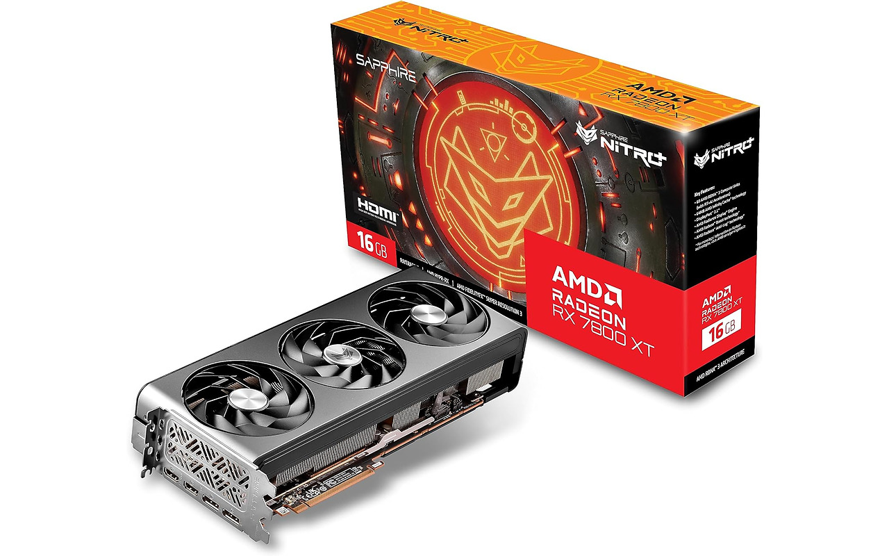 Sapphire NITRO+ Radeon RX 7800 XT 16GB GDDR6 256Bit / 11330-01-20G