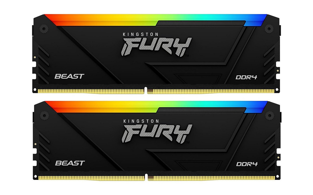 Kingston FURY Beast RGB 2x 16GB DDR4 3733 / KF437C19BB12AK2/32