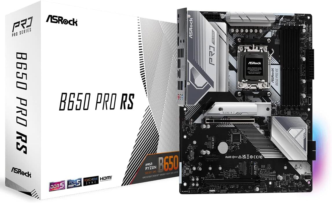 ASRock B650 PRO RS / ATX AM5 DDR5 7200