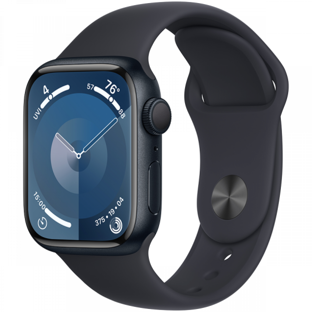 Apple Watch Series 9 GPS 41mm Sport Band Black