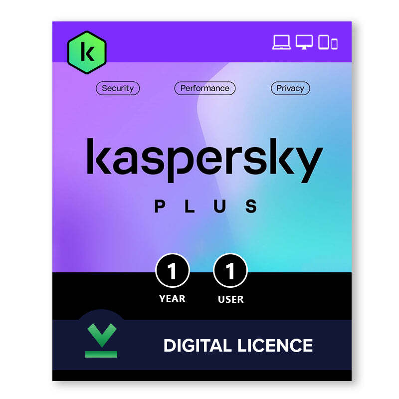 Kaspersky Plus 1-Device 1 year Base Security
