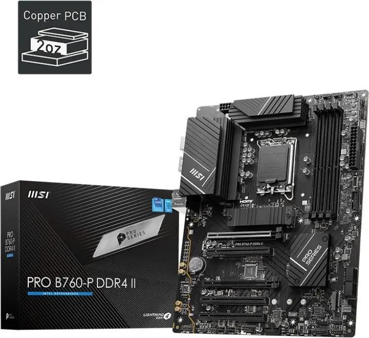 MSI PRO B760-P DDR4 II / ATX LGA1700 DDR4 5333