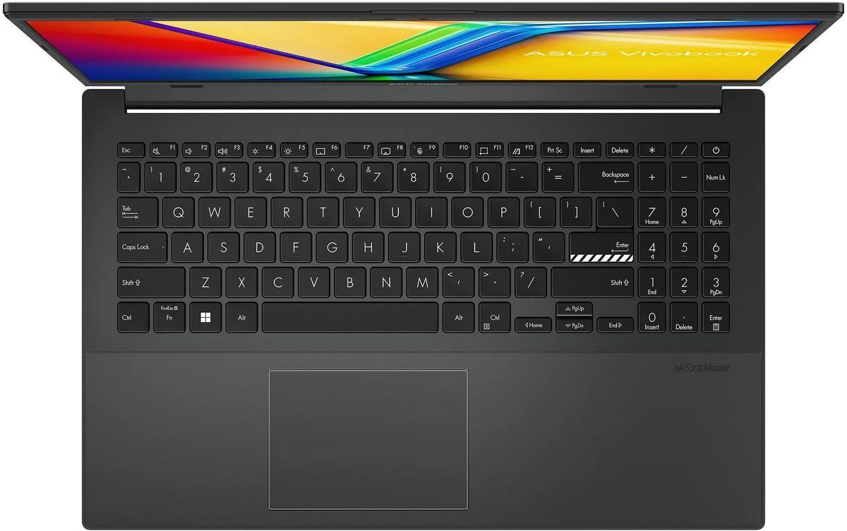 ASUS Vivobook Go 15 E1504FA / 15.6 FullHD / Ryzen 5 7520U / 16Gb LPDDR5 / 512Gb SSD / AMD Radeon / No OS Black