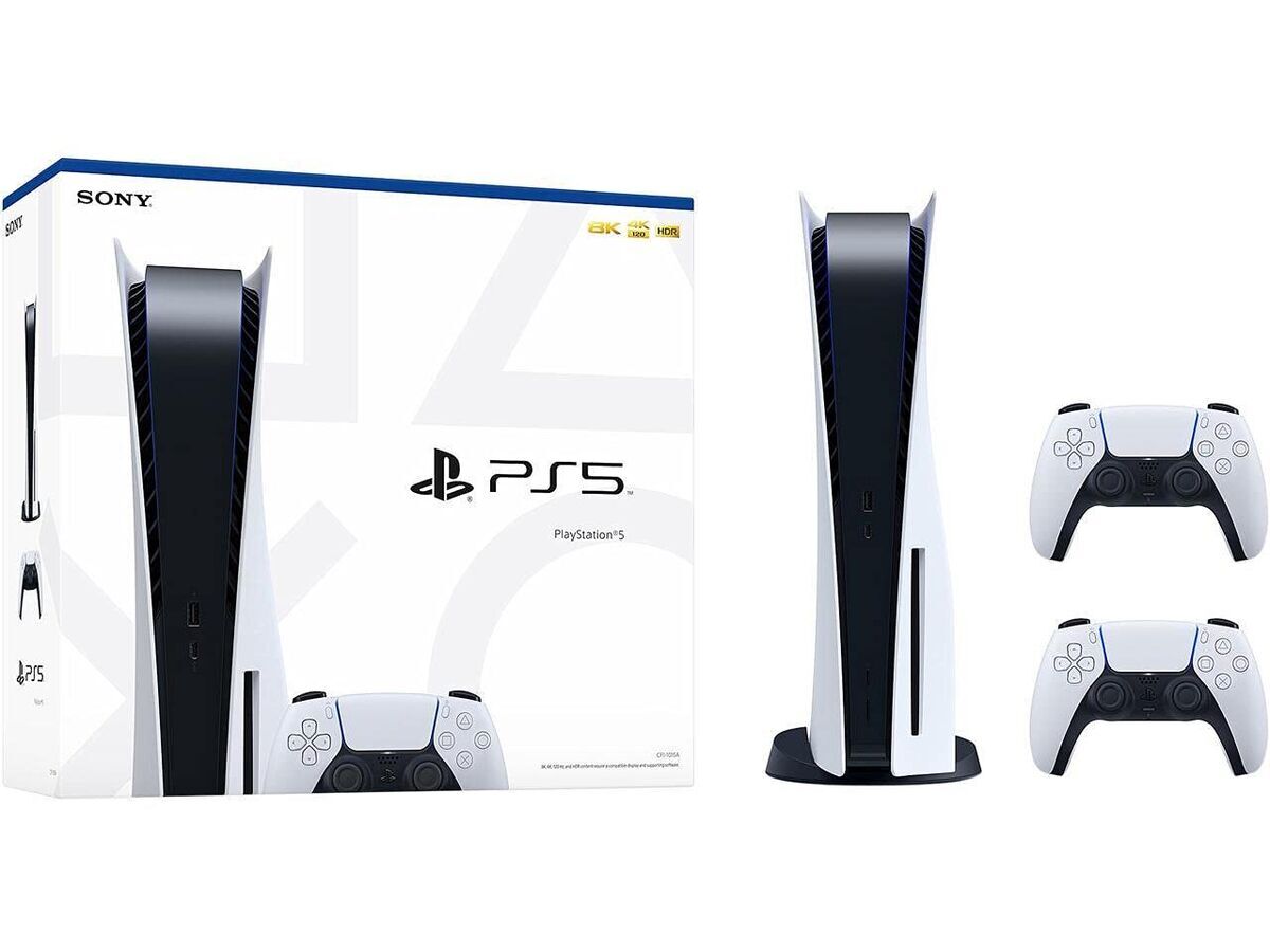 SONY PlayStation 5 Disc + 2x Dualsense White