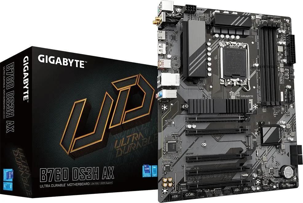GIGABYTE B760 DS3H AX / ATX LGA1700 DDR5 7600