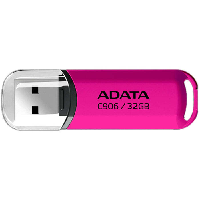 USB ADATA C906 / 32GB / Classic Cap / Pink
