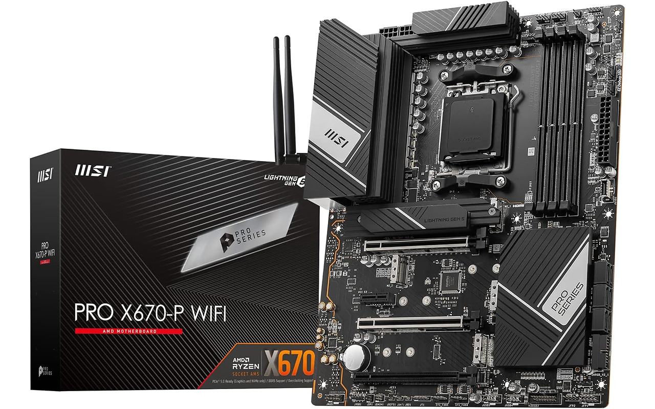 MSI PRO X670-P WI-FI / ATX AM5 DDR5 7800
