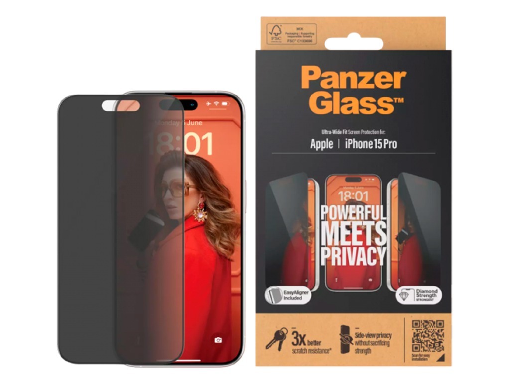 PanzerGlass Apple iPhone 15 Pro UWF Privacy