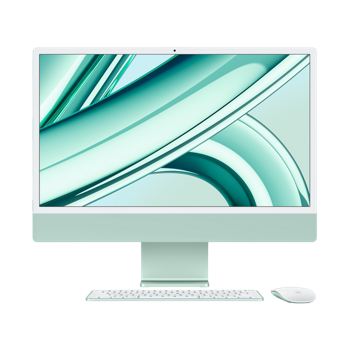 Apple iMac / 24 Retina 4.5K / M3 8-core CPU 10-core GPU / 16Gb RAM / 1.0Tb SSD / Sonoma Green