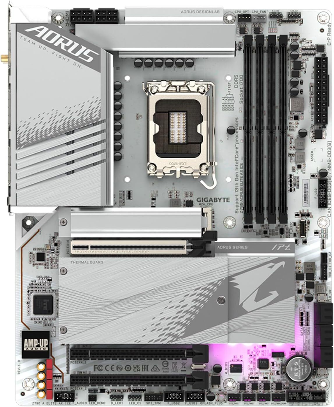 GIGABYTE Z790 AORUS ELITE AX ICE / ATX LGA1700 DDR5 7600