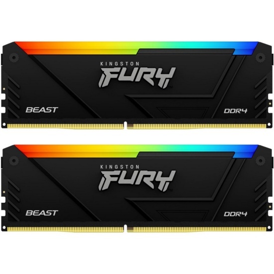 Kingston FURY Beast 2x 8Gb DDR4 2666 RGB / KF426C16BB2AK2/16