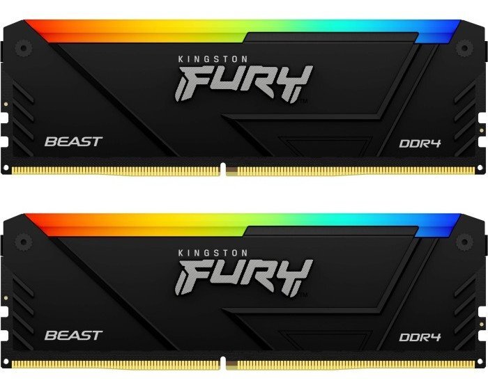 Kingston FURY Beast 2x 8Gb DDR4 3200 RGB / KF432C16BB2AK2/16