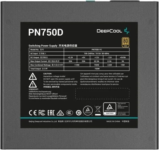 Deepcool XDC-PN750D / 750W PCI-E5.1
