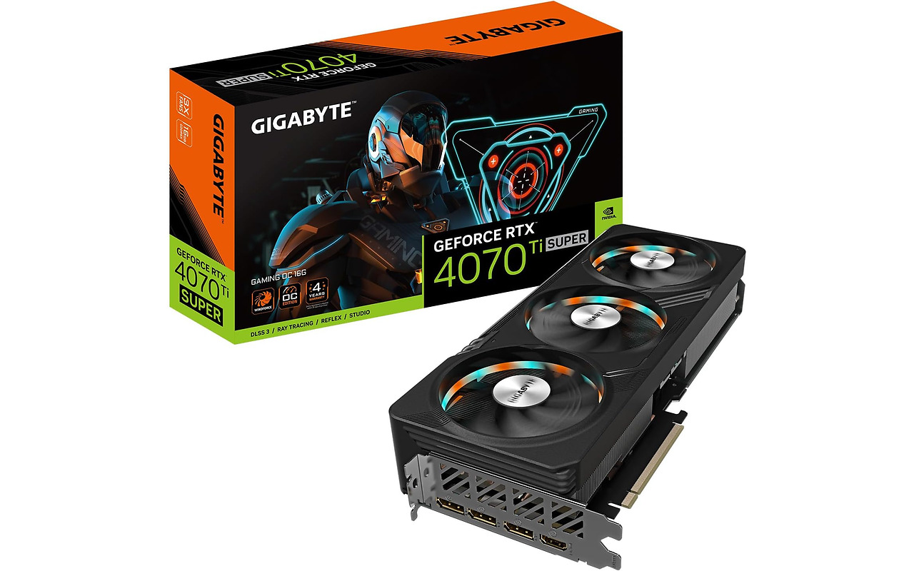 GIGABYTE GeForce RTX 4070 Ti Super 16GB GDDR6X Gaming OC 256Bit / GV-N407TSGAMING OC-16GD