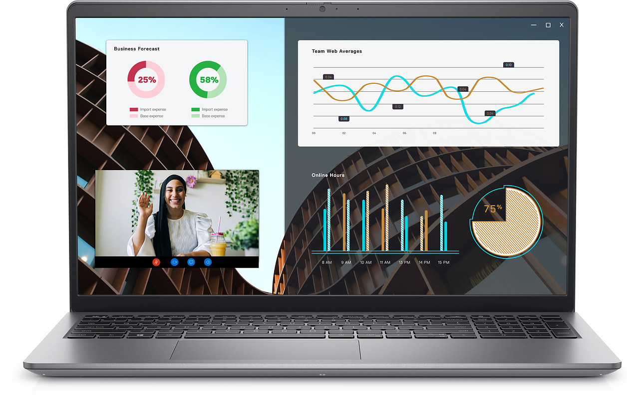 DELL Vostro 3530 / 15.6 FullHD 120Hz / Core i5-1335U / 8GB RAM / 512GB NVMe / Intel Iris Xe /