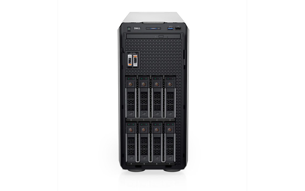 DELL PowerEdge T350 8x 3.5 / Xeon E-2378 / 2x 32GB UDIMM 3200 / 480GB SSD SATA / PERC H755 / iDRAC9 / 2x 600W / 210-BBSR