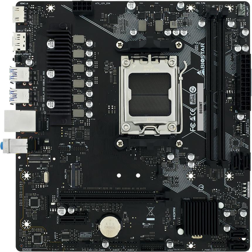 Biostar B650MT / mATX AM5 DDR5 6000