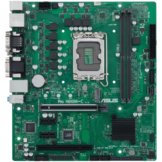 ASUS PRO H610M-C-CSM / mATX LGA1700 DDR5 5600