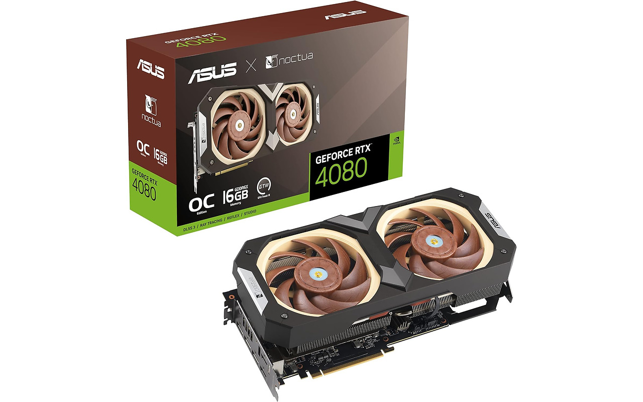 ASUS GeForce RTX 4080 Super 16GB GDDR6X Noctua 256bit / RTX4080S-O16G-NOCTUA